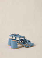 Cesar Heeled Sandals - Blue