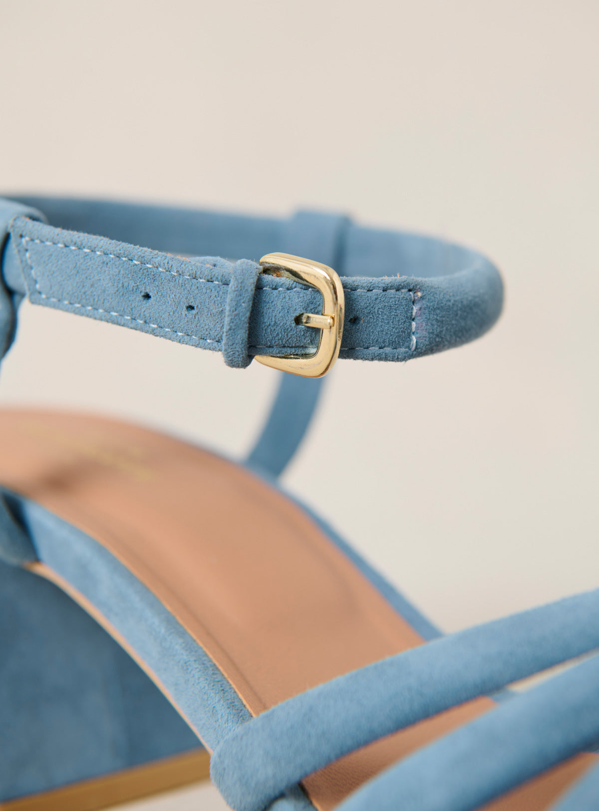 Cesar Heeled Sandals - Blue