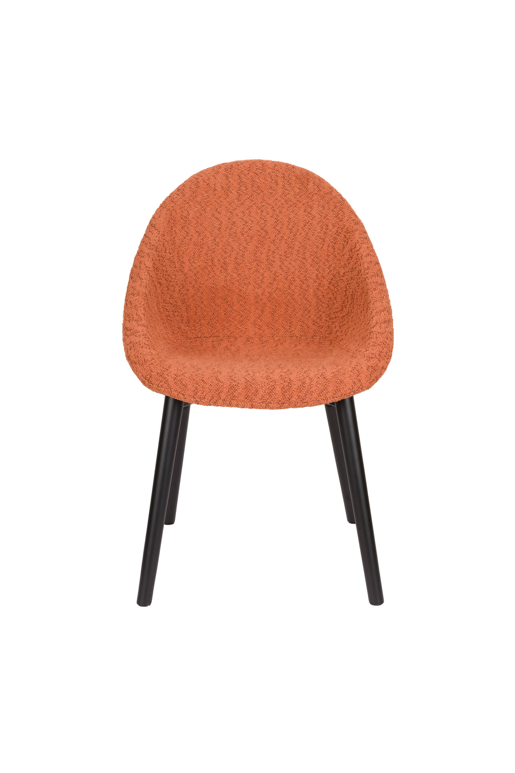 Fenna - Chaise - Polyester - Rouge Terracotta