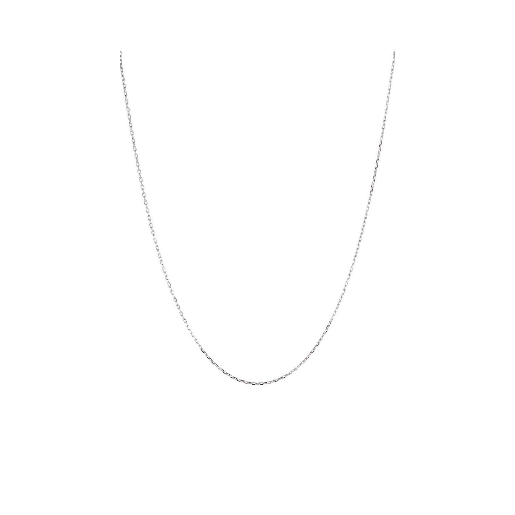 Chaine En Or Blanc 375/1000 43Cm - Or Blanc 375/1000