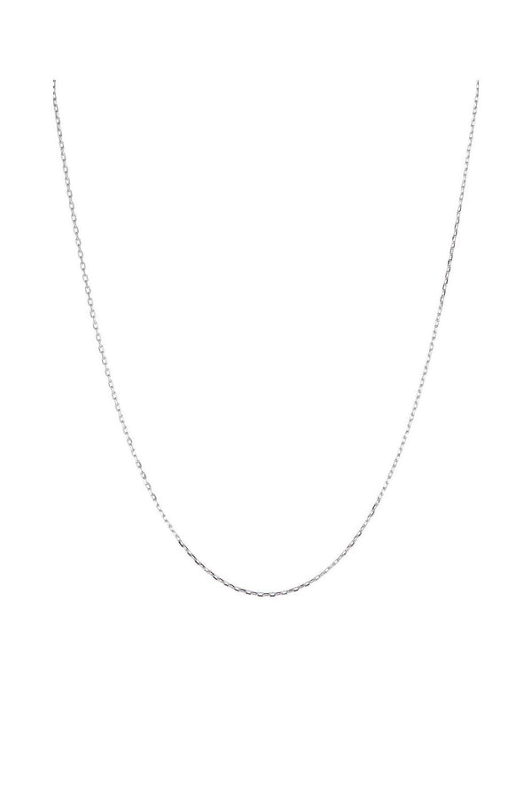 375/1000 White Gold Chain 43Cm