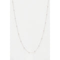 375/1000 White Gold Ball Chain 43Cm - 375/1000 White Gold