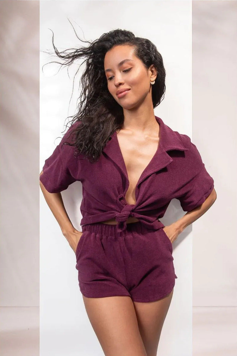 Camisa Beleza Pura - Ciruela