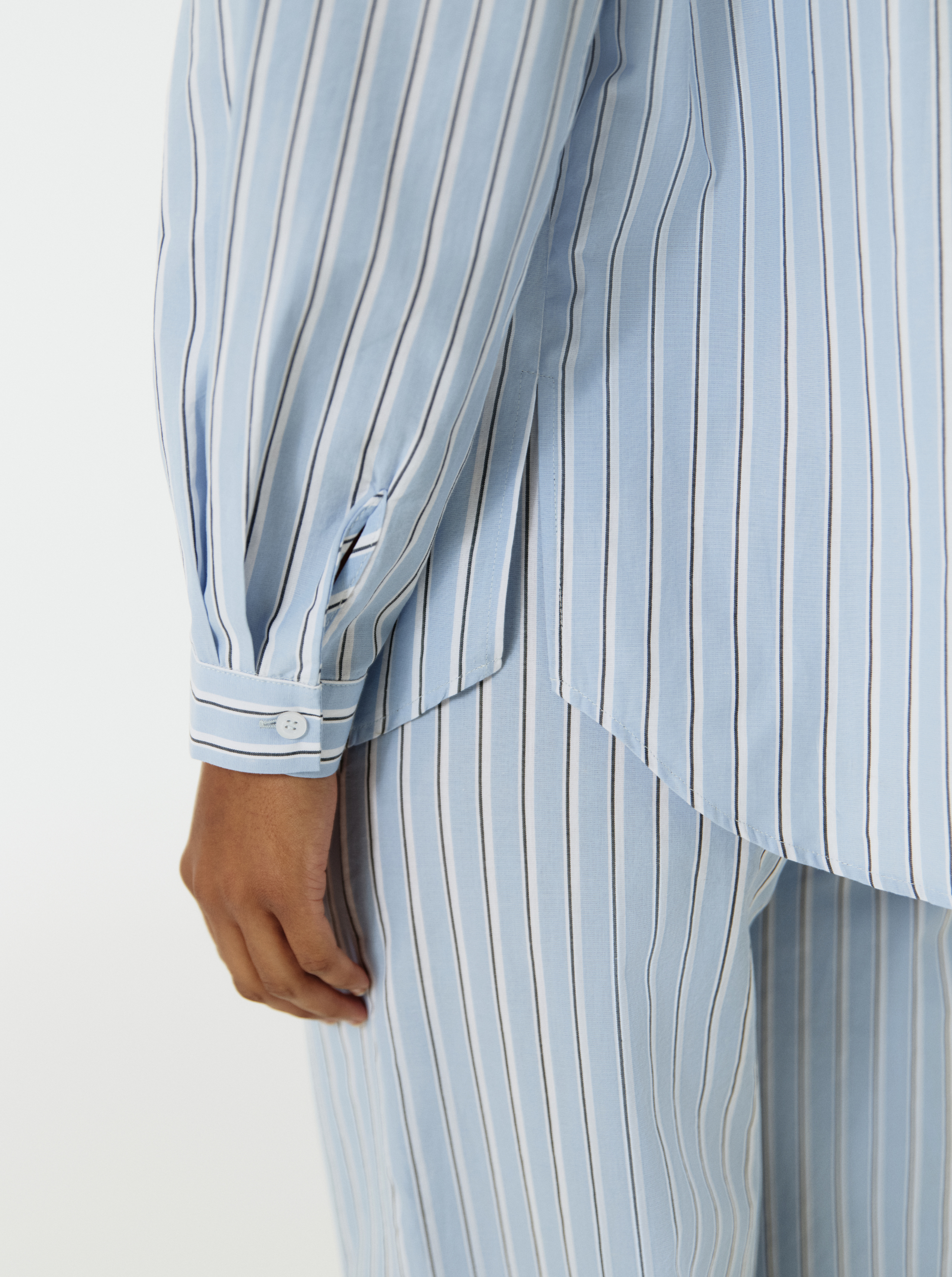 Blue Stripes Shirt | Homewear | Noo