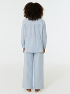 Blue Stripes Shirt | Homewear | Noo