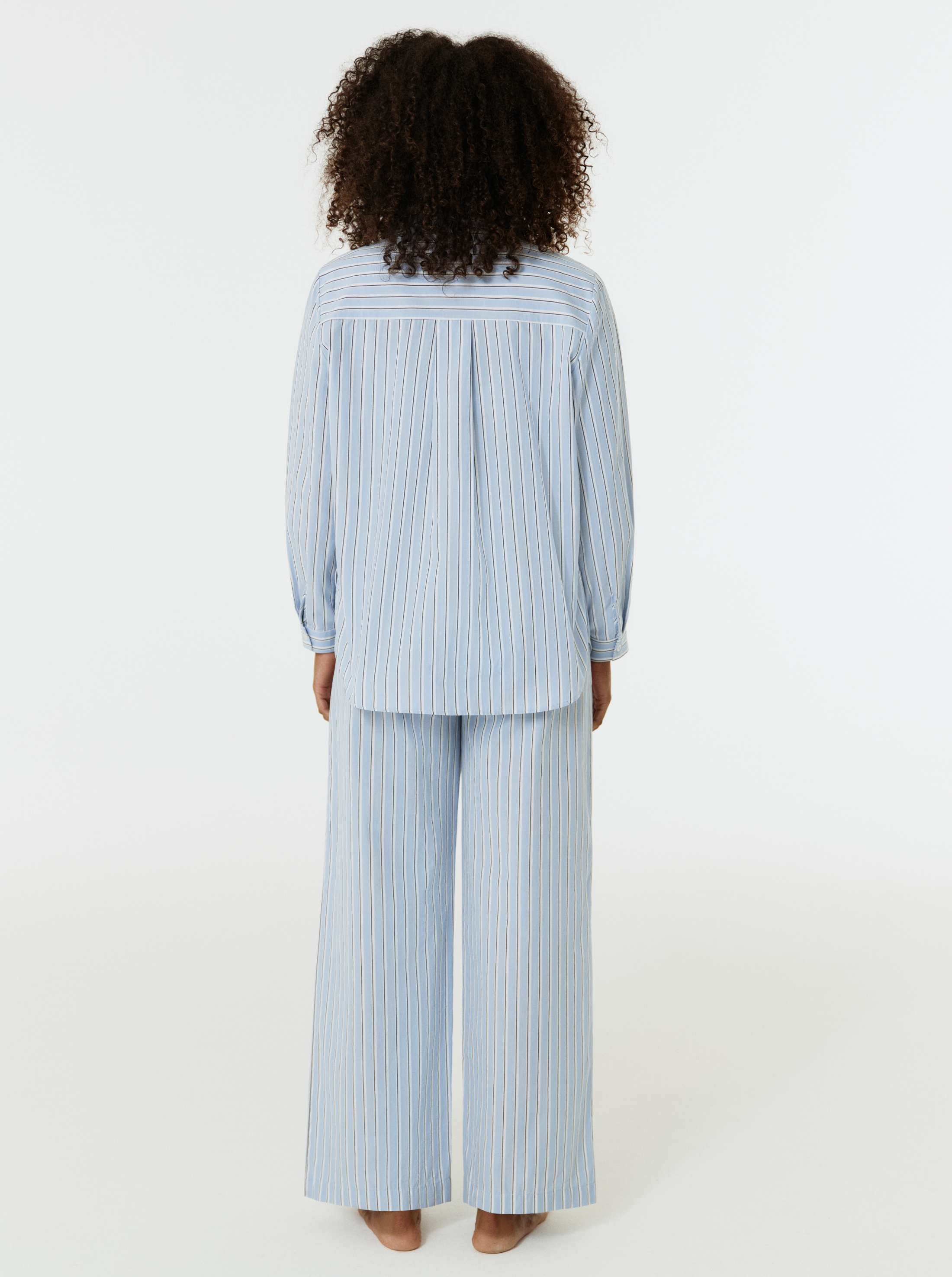Blue Stripes Shirt | Homewear | Noo