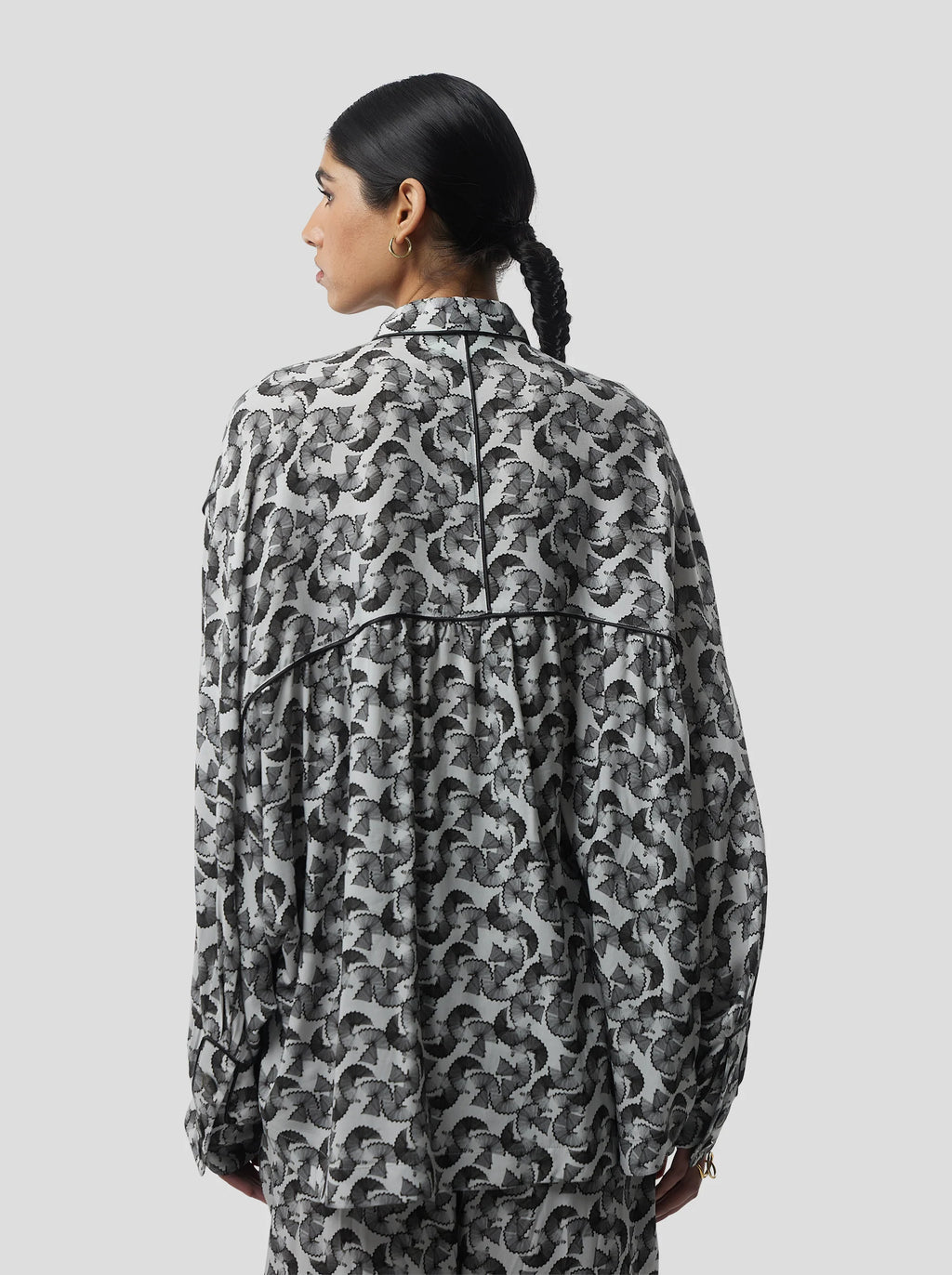 Camisa Tasman con estampado de virutas de plomo