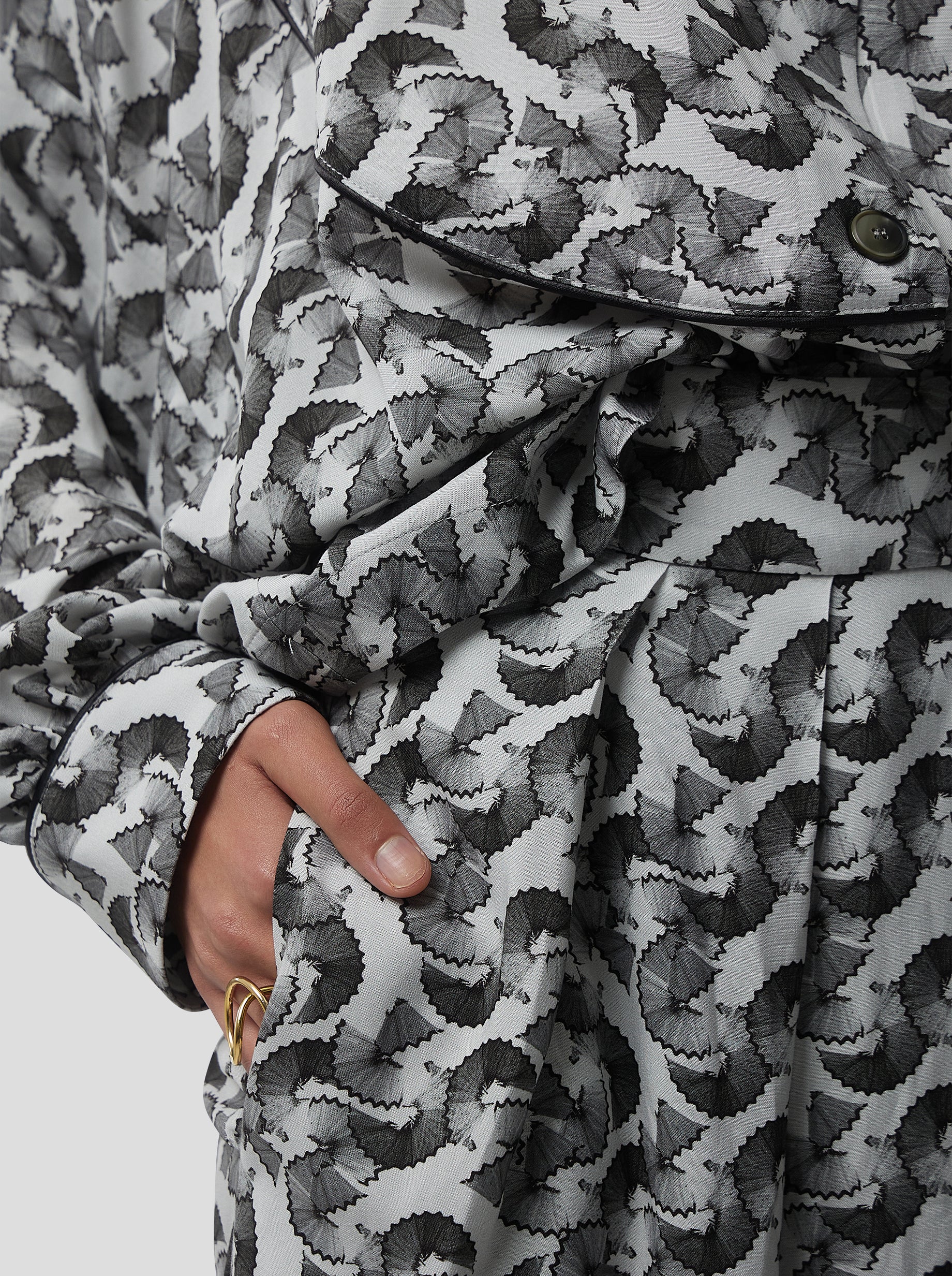 Camisa Tasman con estampado de virutas de plomo