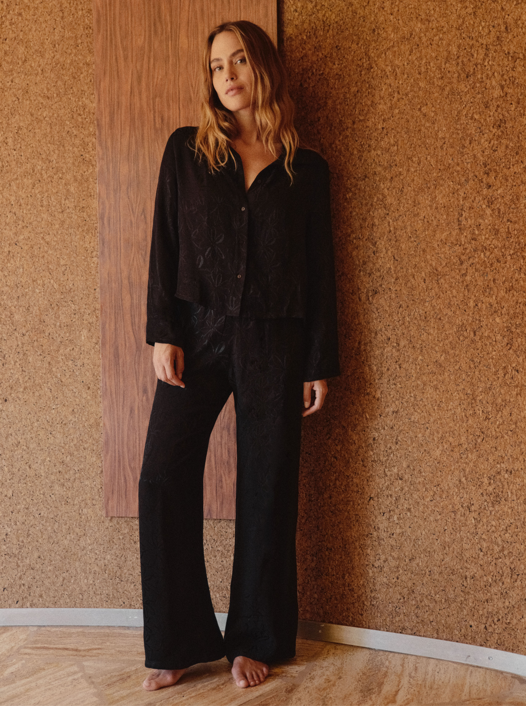 Chemise Black Bouquet