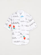 Chemise Unisexe Amour Peint Manches Courtes