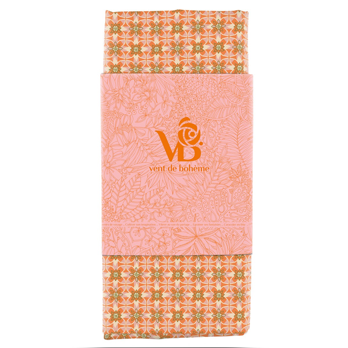 Nour - Toile De Transat / Chilienne - Mandarine