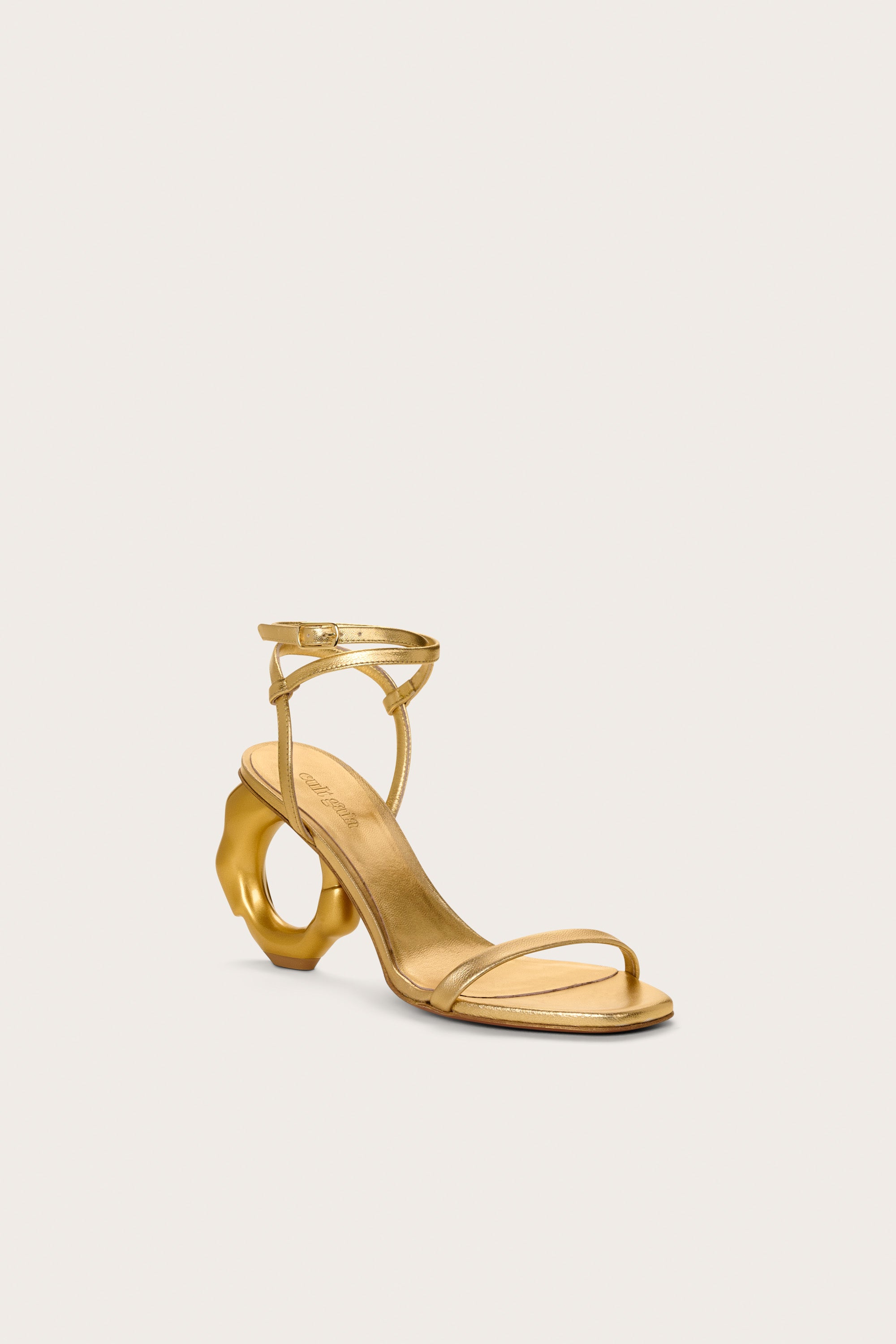 Sandalias de tacón Circe - Latón
