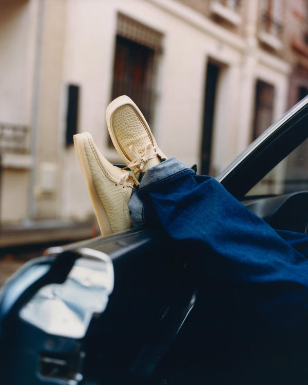 Wallabee Shoes - Maple Croc - Men