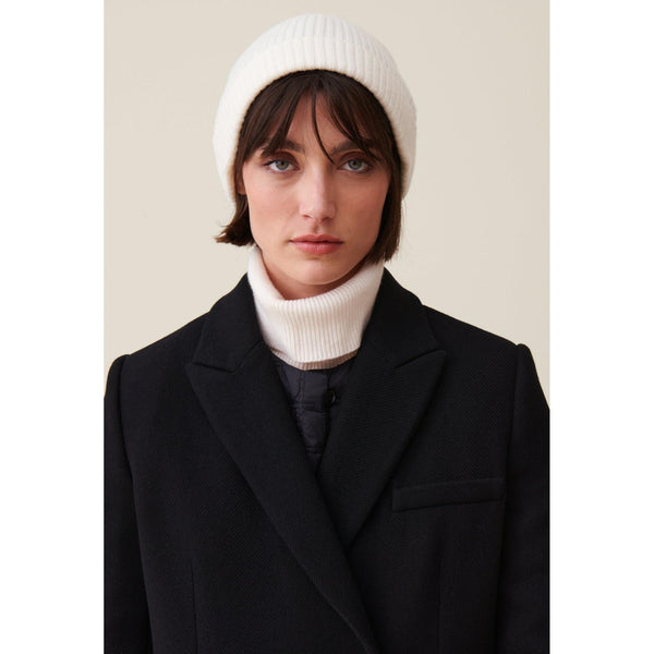 Claudie Pierlot - Bonnet Côtelé Cachemire Broderie Cp