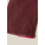 Claudie Pierlot - Gants Bicolores Cuir Logo Embossé