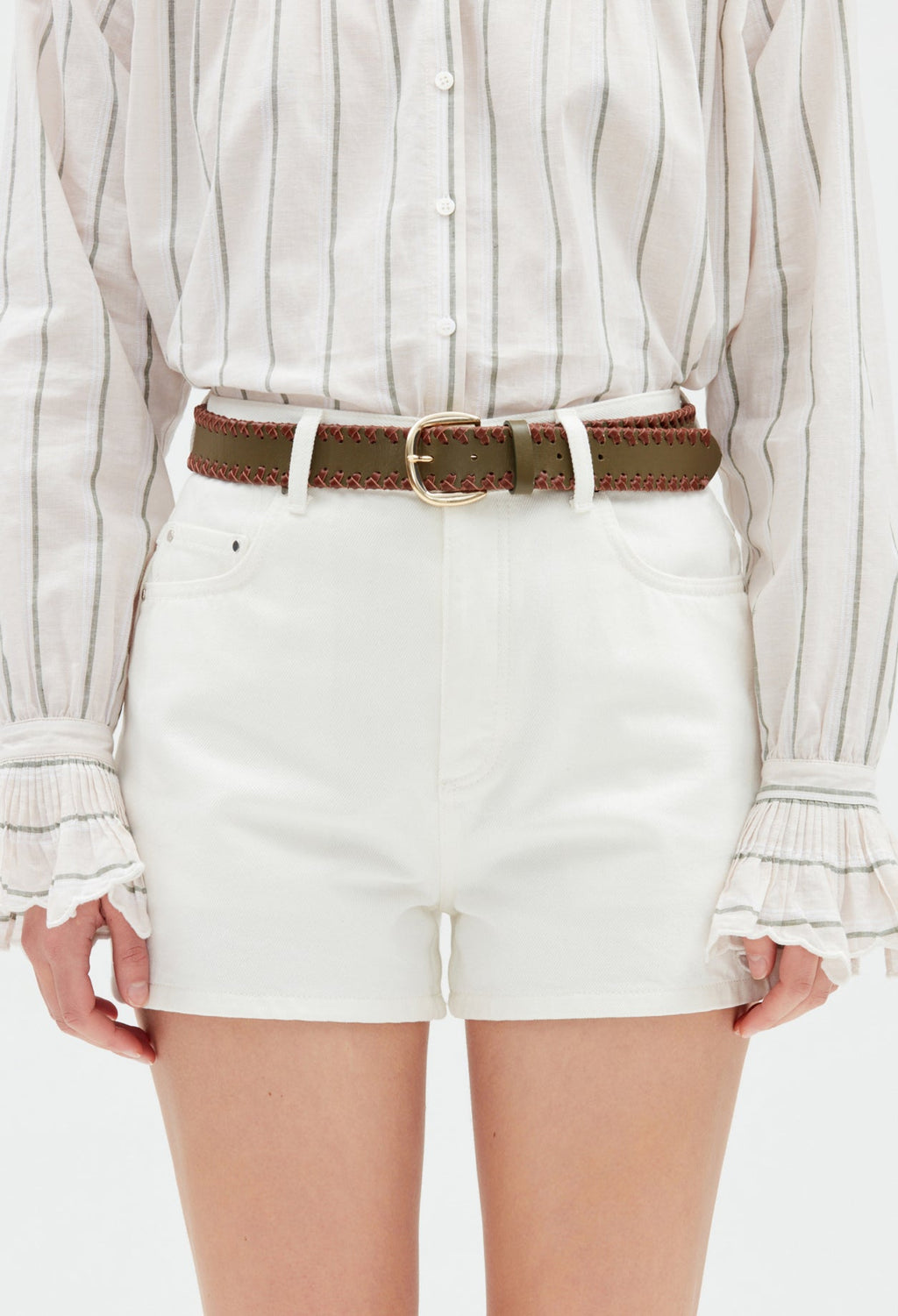 Claudie Pierlot - Belt - Handcrafted - Two-Tone