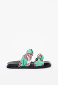 Claudie Pierlot - Chaussures Plates Ouvertes - Andromede Bandana - Lagon