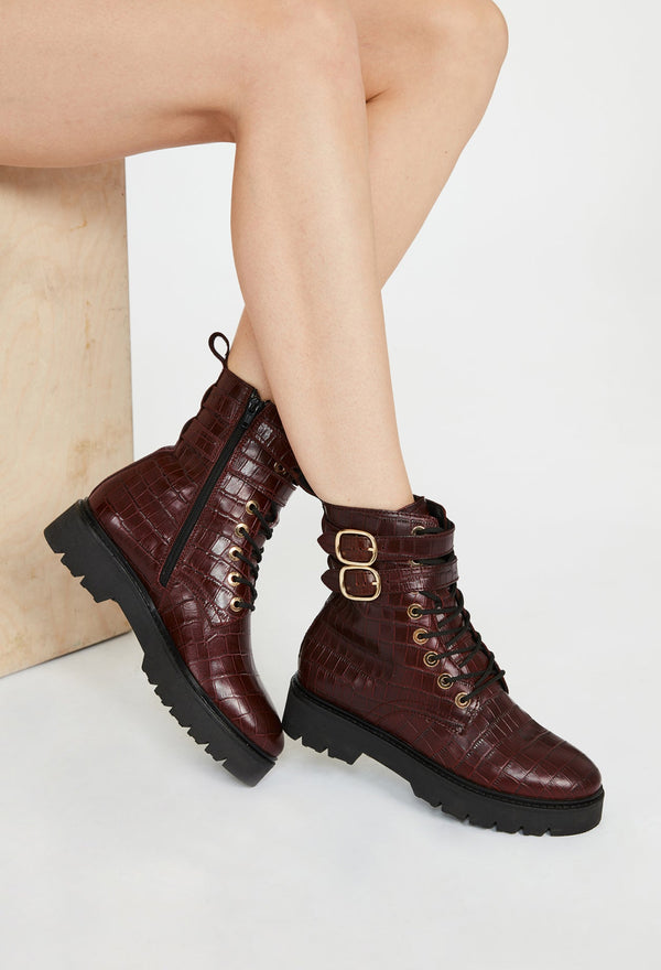 Claudie Pierlot - Botines - Annabella Croco - Burdeos