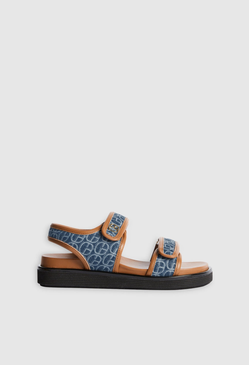 Claudie Pierlot - Zapatos Planos Abiertos - Amelie Denim - Bicolor