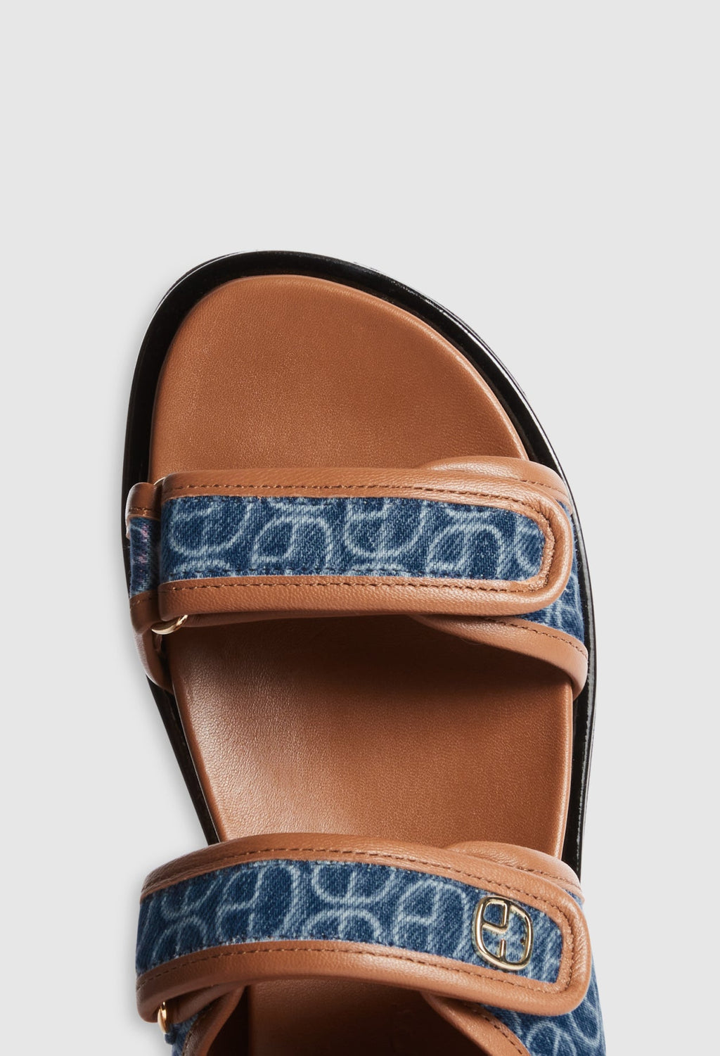 Claudie Pierlot - Zapatos Planos Abiertos - Amelie Denim - Bicolor