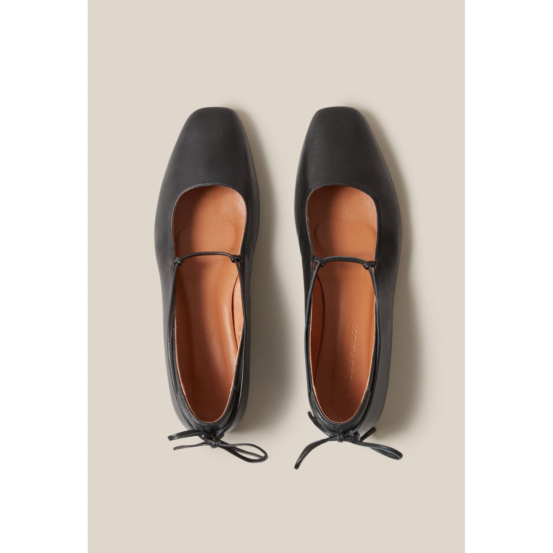 Claudie Pierlot - Ballerines Cuir Noir