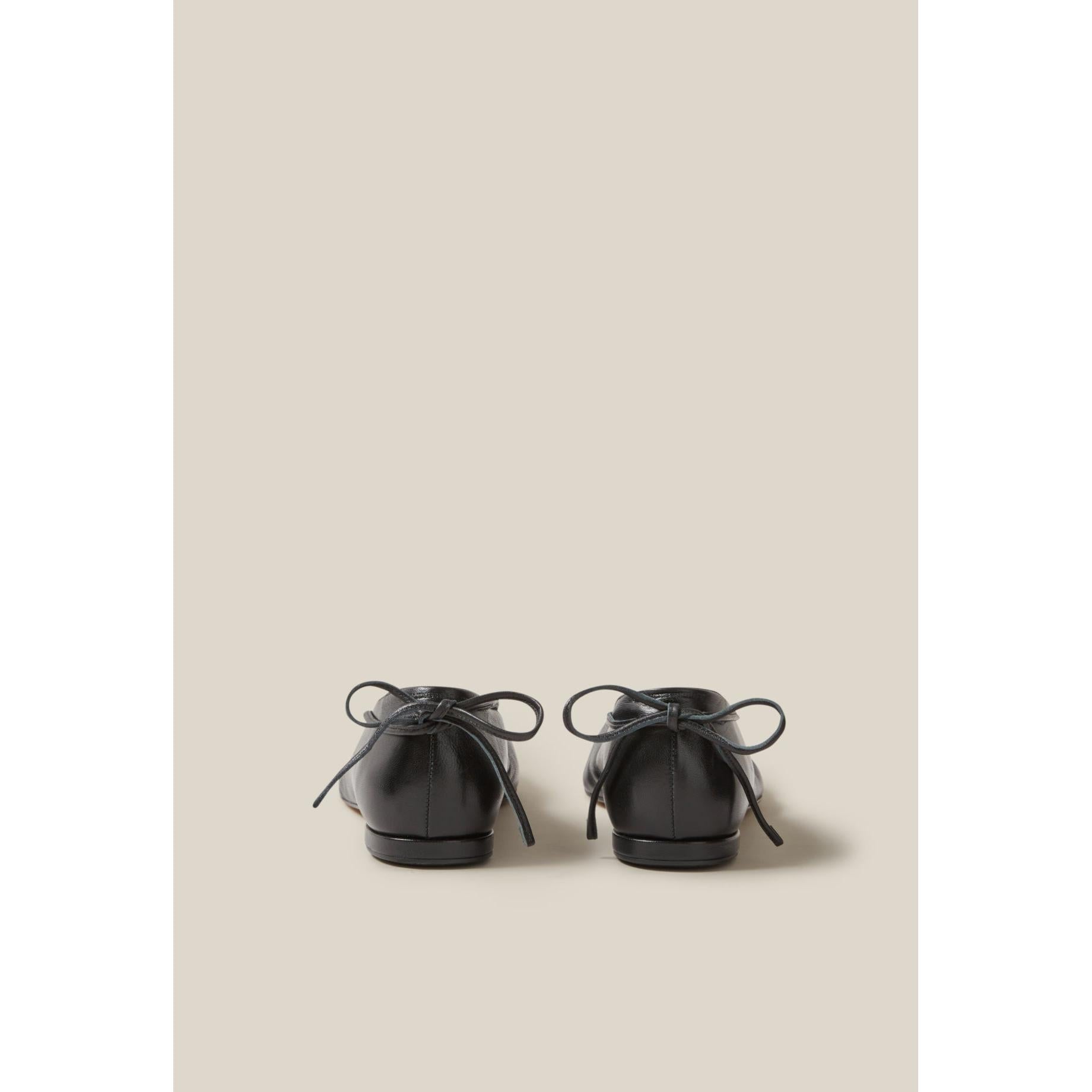 Claudie Pierlot - Ballerines Cuir Noir