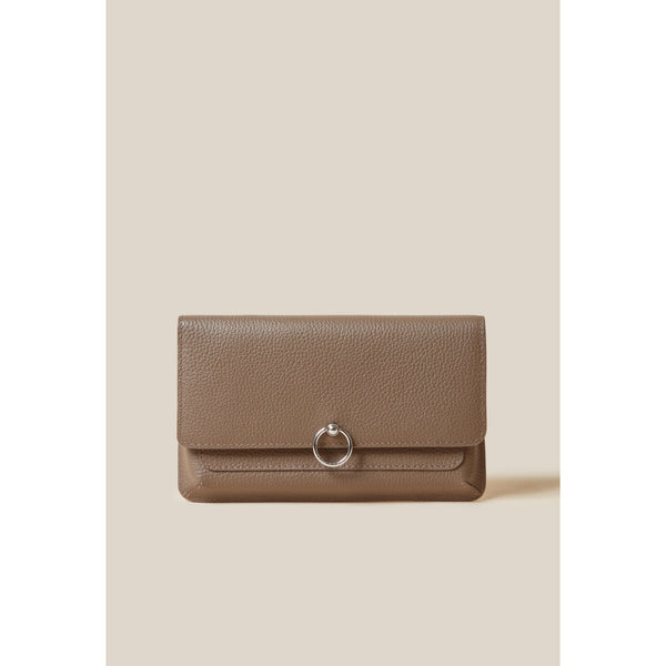 Claudie Pierlot - Large Grained Leather Clutch