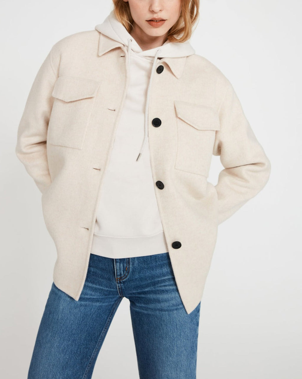 Claudie Pierlot - C&T Jacket - Gaya - Vanilla