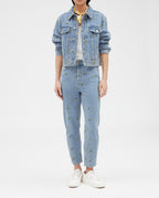 Claudie Pierlot - Vinobrode Jacket - Denim Very Light Blue