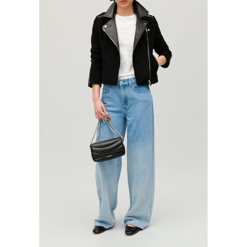 Claudie Pierlot - Veste En Cuir Noir
