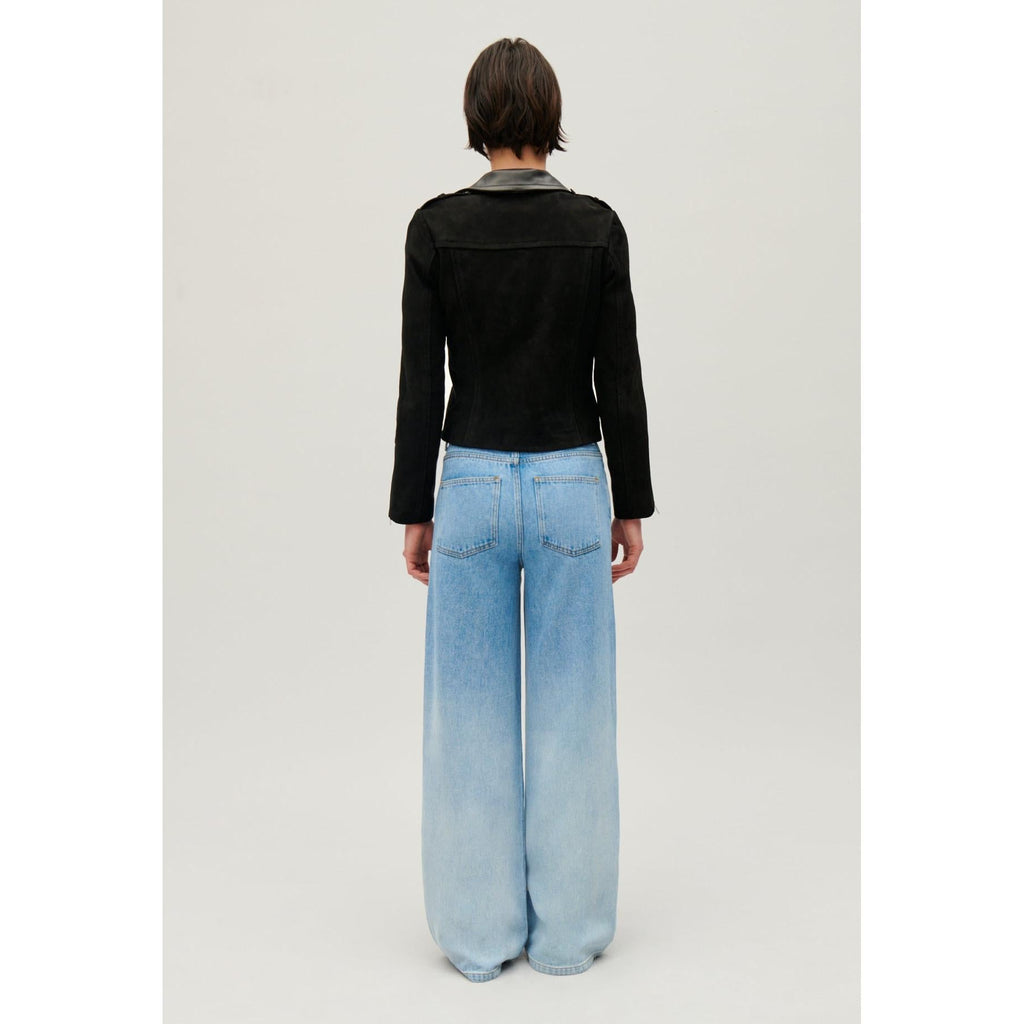Claudie Pierlot - Veste En Cuir Noir