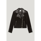 Claudie Pierlot - Veste En Cuir Noir
