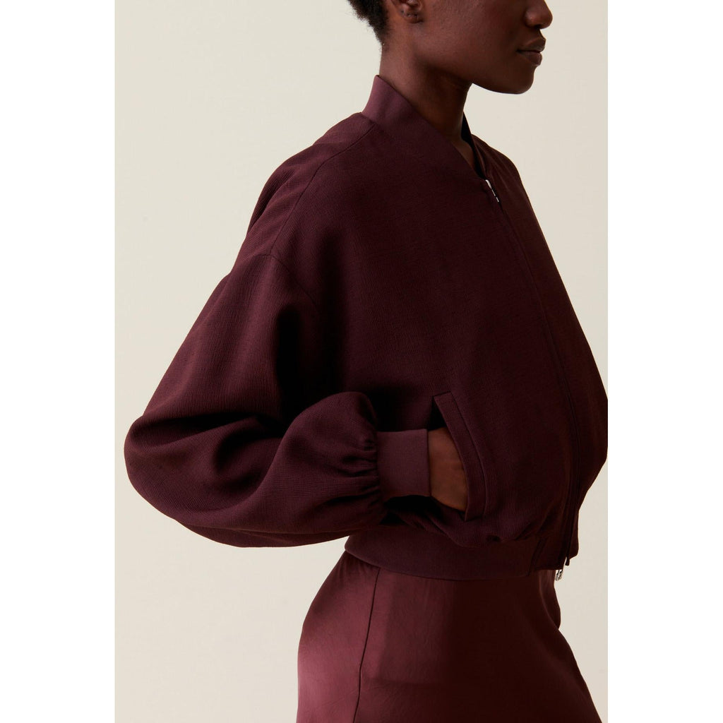 Claudie Pierlot - Bomber Fluido con Cremallera