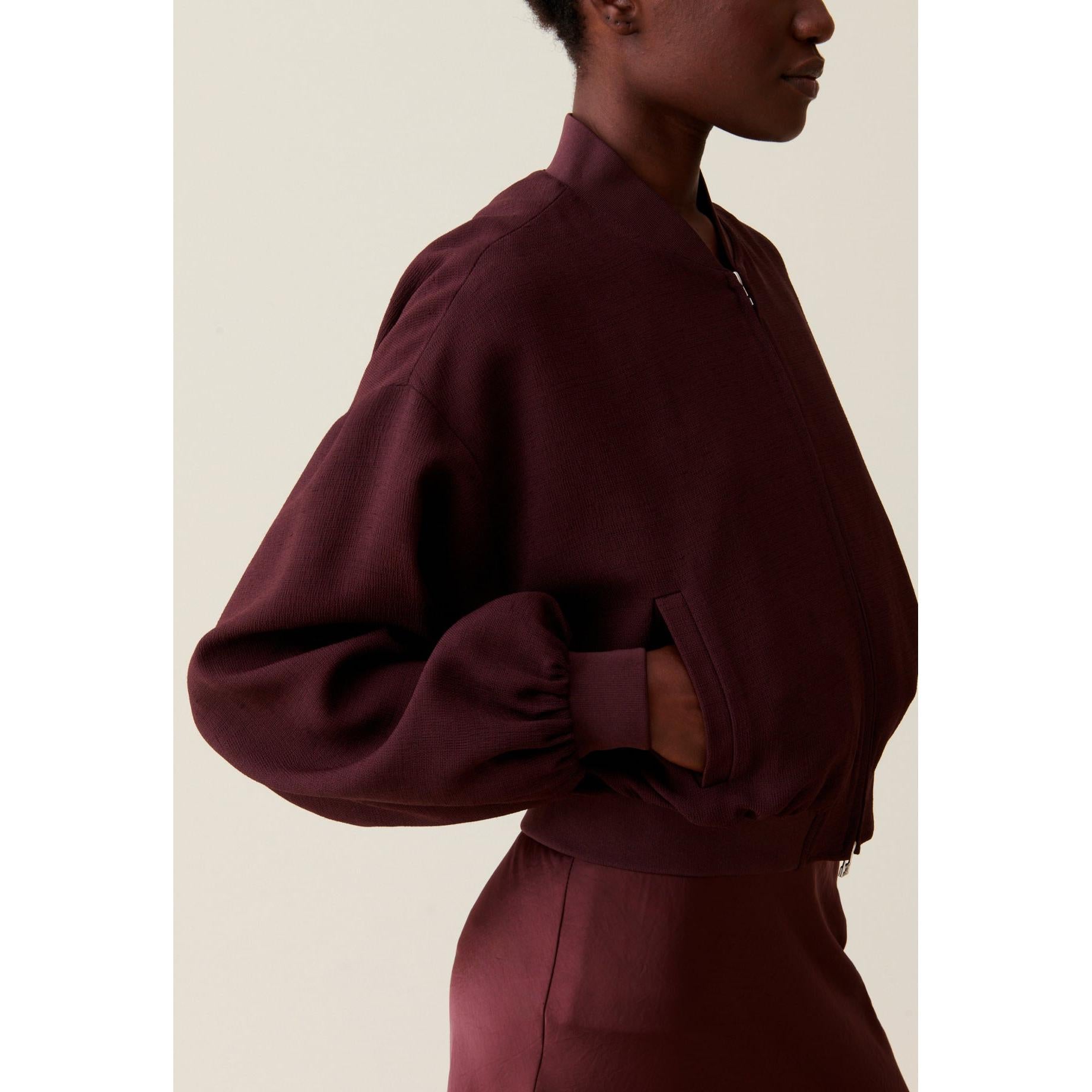 Claudie Pierlot - Bomber Fluido con Cremallera