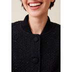 Claudie Pierlot - Black Tweed Bomber