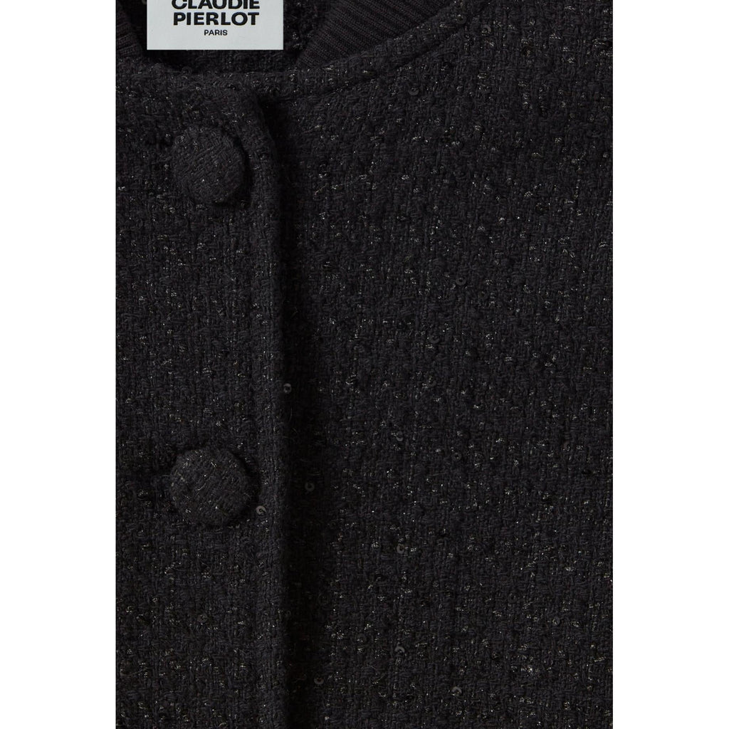 Claudie Pierlot - Black Tweed Bomber