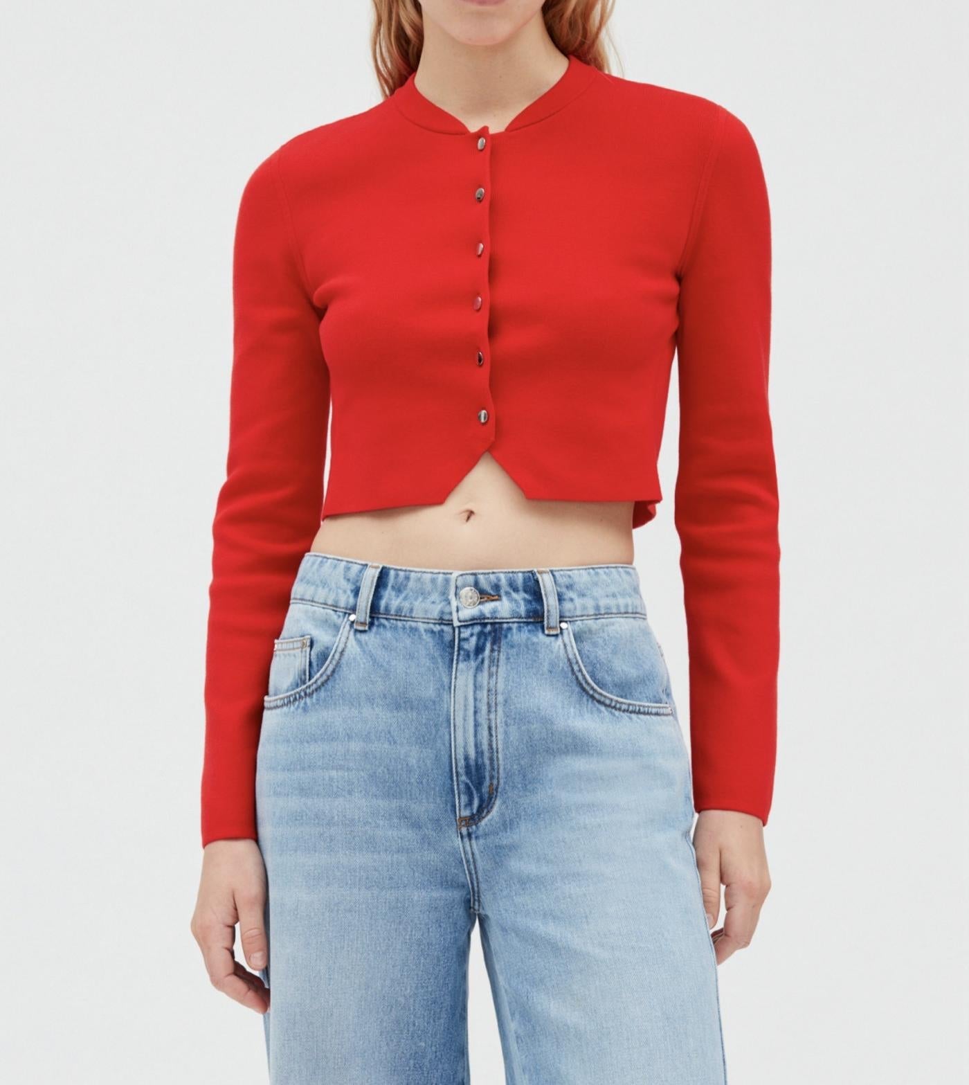 Claudie Pierlot - Cárdigan - Magnes - Fresa