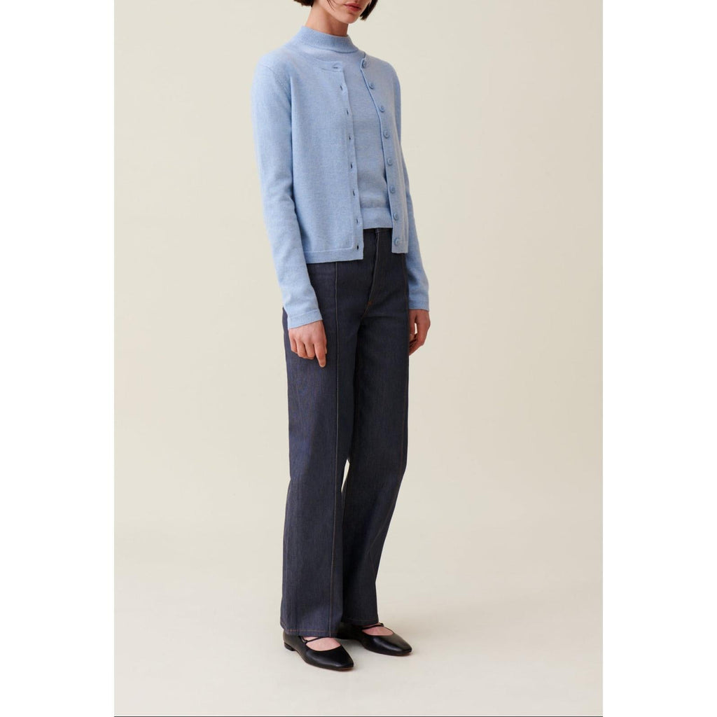 Claudie Pierlot - Buttoned Wool Cardigan with CP Embroidery