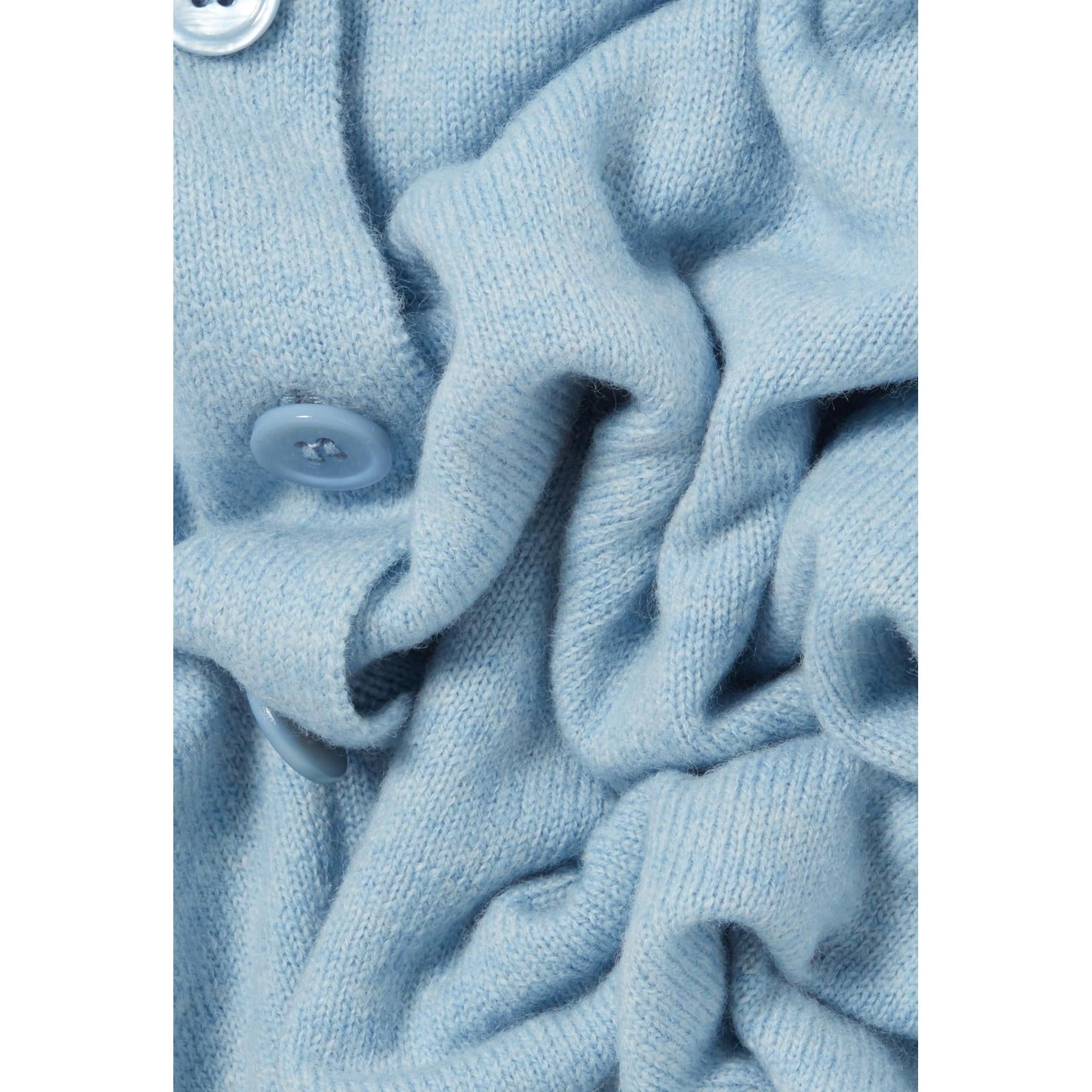 Claudie Pierlot - Buttoned Wool Cardigan with CP Embroidery