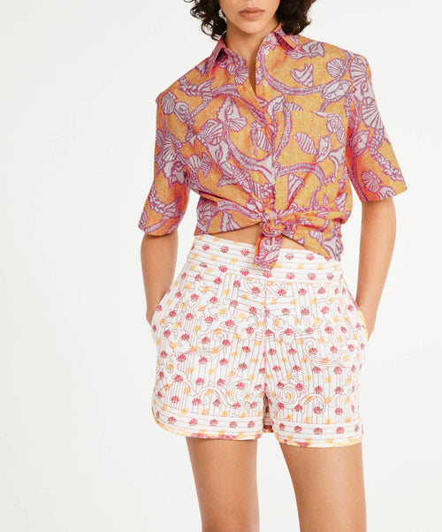 Claudie Pierlot - Shirt - Cerise - Light Print