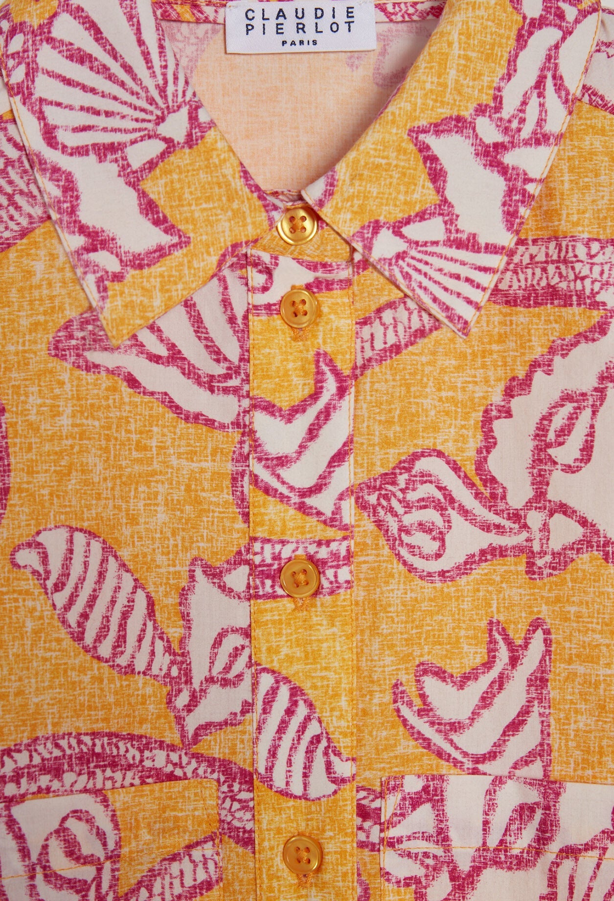 Claudie Pierlot - Camisa - Cereza - Estampado claro