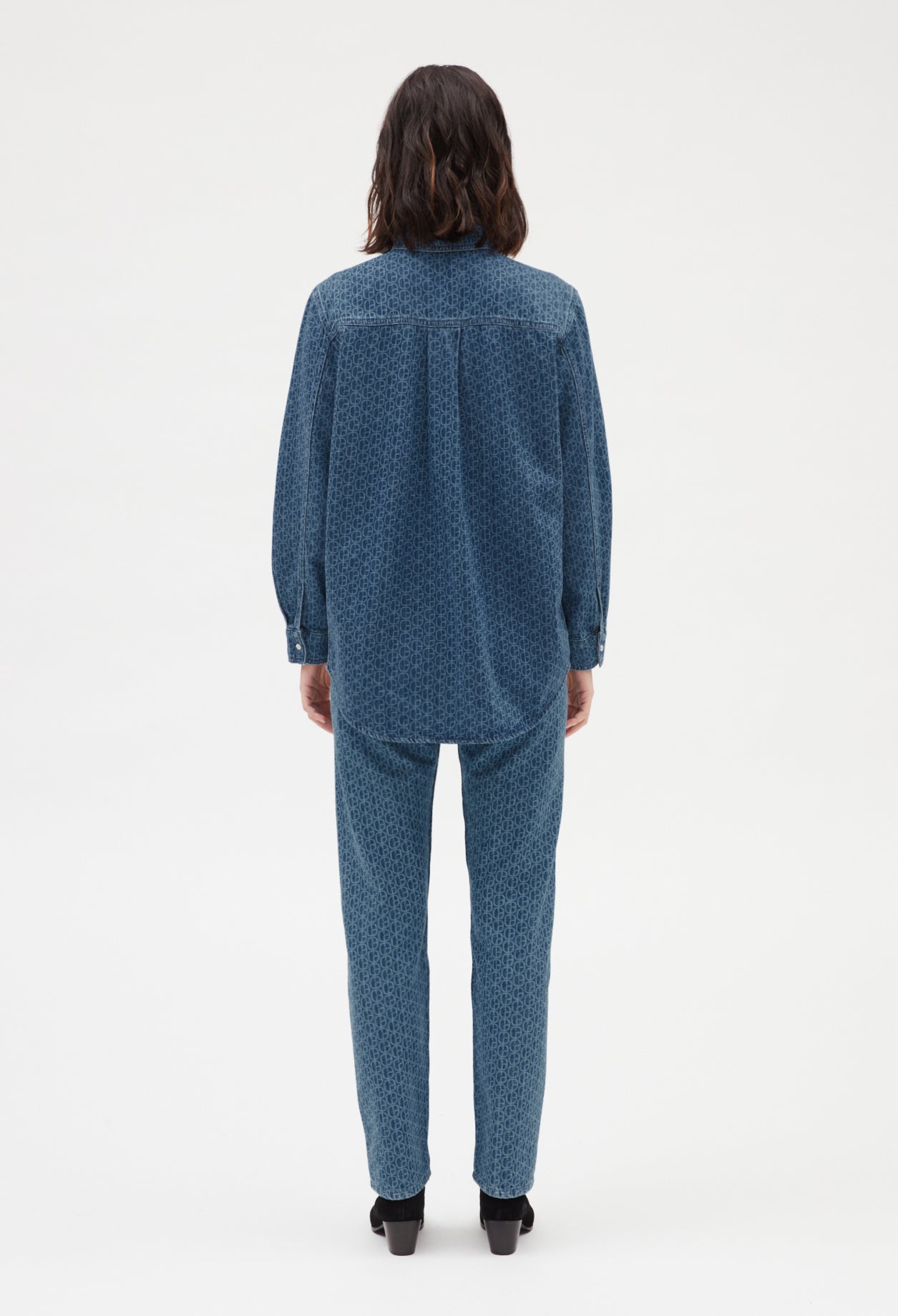 Claudie Pierlot - Camisa - Citrus - Denim azul medio