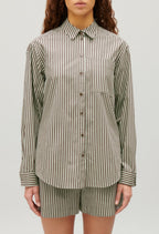 Claudie Pierlot - Chemise - Calissi Rayures Vert - Vert