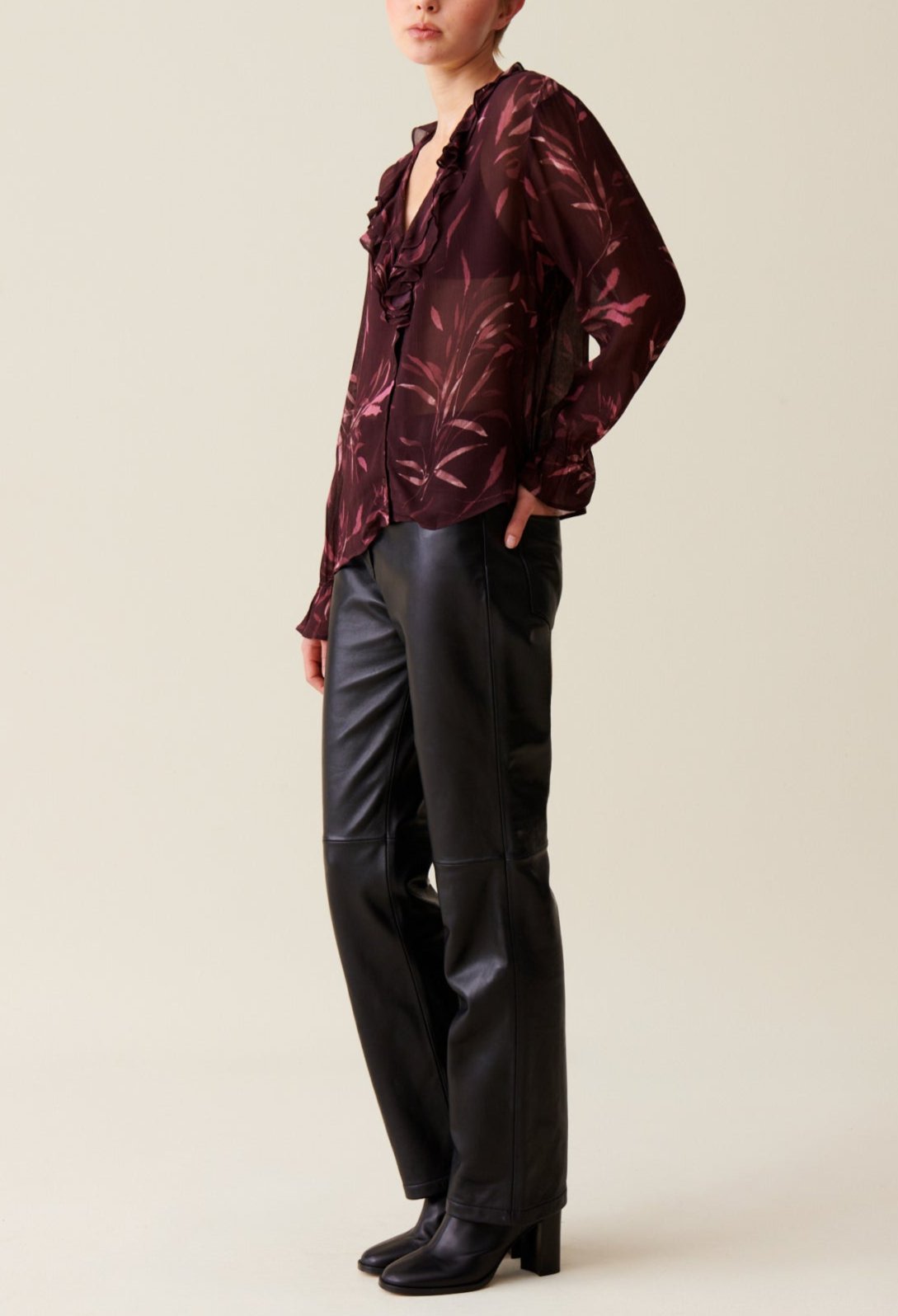 Shirt - Colly Feuille - Dark Print