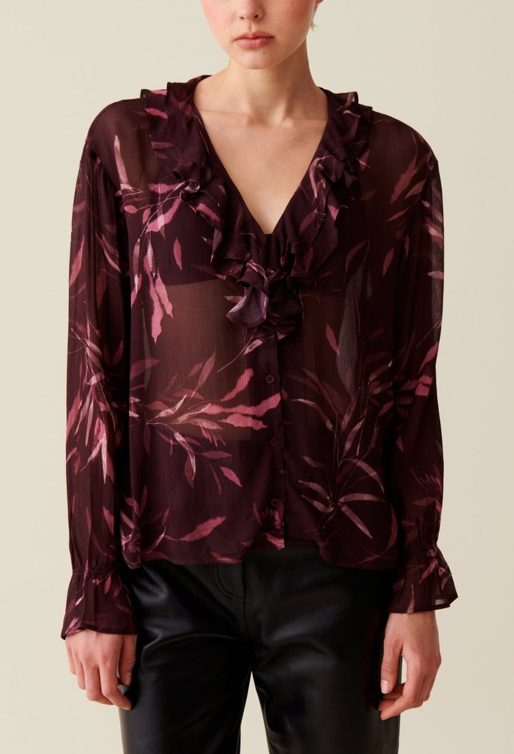 Shirt - Colly Feuille - Dark Print