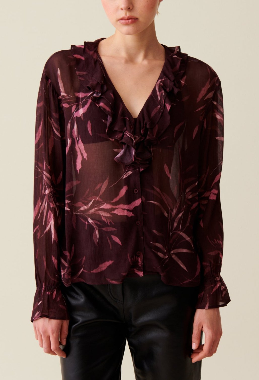 Shirt - Colly Feuille - Dark Print