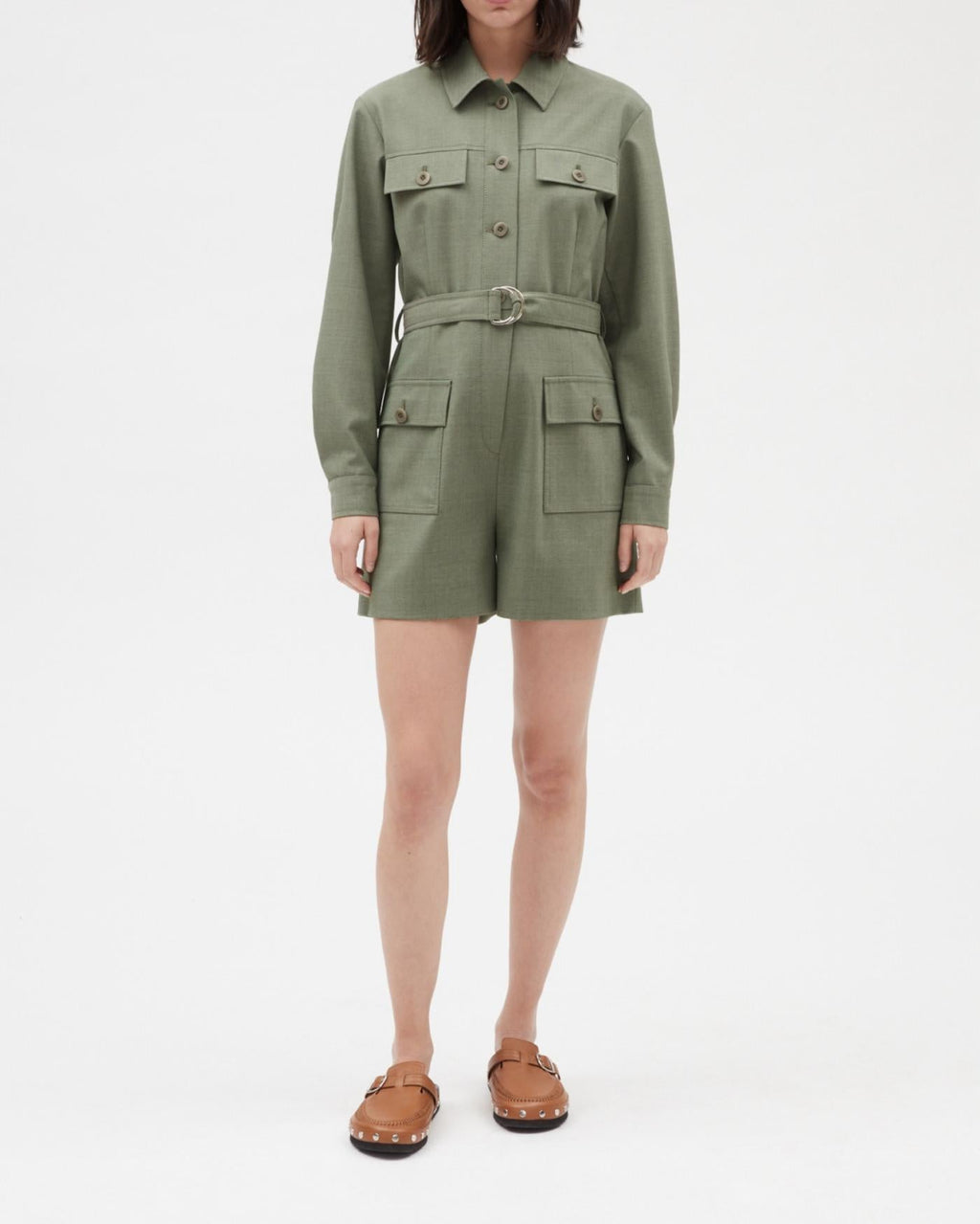 Claudie Pierlot - Shorts Jumpsuit - Janis - Lichen