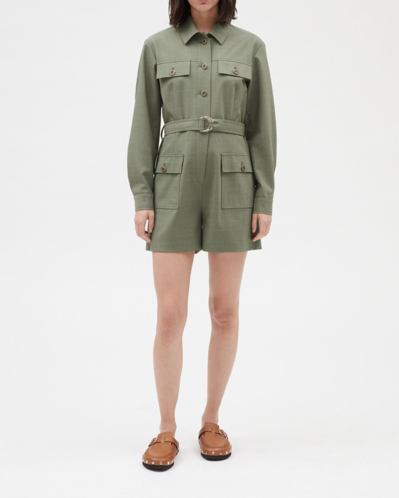 Claudie Pierlot - Shorts Jumpsuit - Janis - Lichen