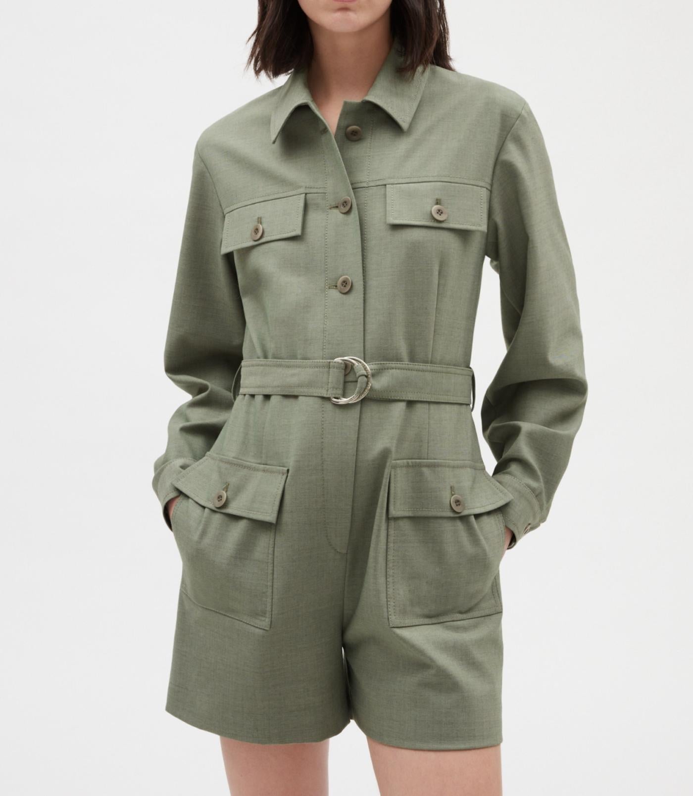 Claudie Pierlot - Shorts Jumpsuit - Janis - Lichen