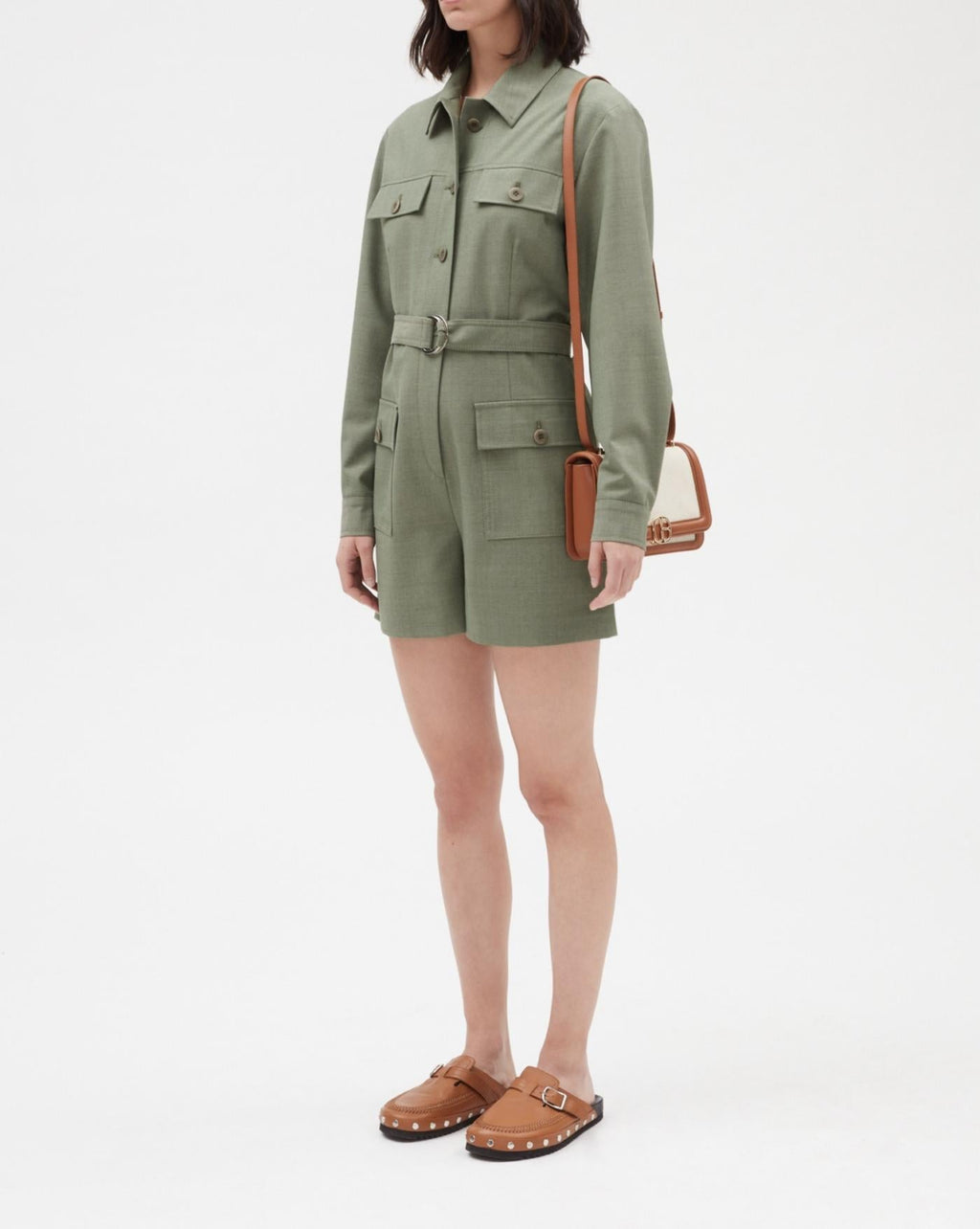 Claudie Pierlot - Shorts Jumpsuit - Janis - Lichen